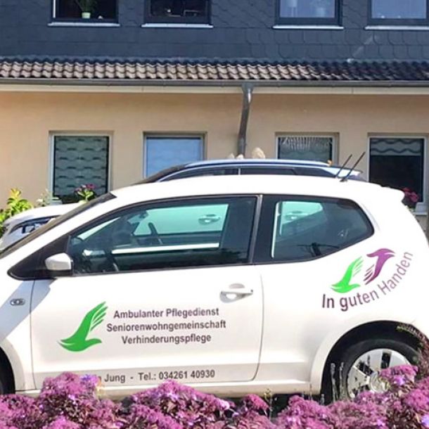 Autoflotte des Pflegedienstes In guten Händen